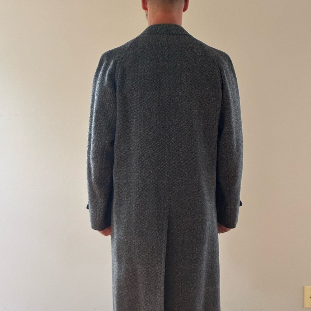 Hickey Freeman Charcoal Trench Coat - Picture 9 of 10